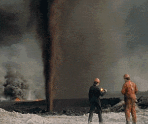 oil fires